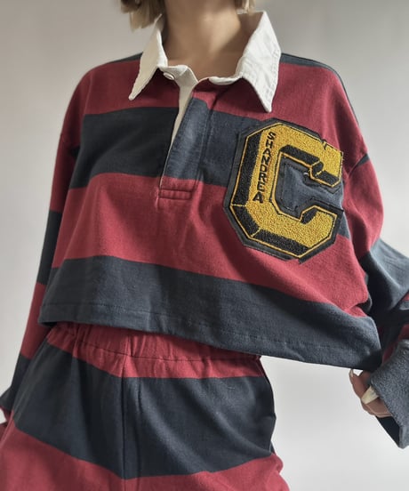 【RE;CIRCLE】 RE Cropped Rugger Shirt Set-Up  /261026-025
