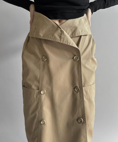 【RE;CIRCLE】 RE Trench Long Skirt  /261015-023
