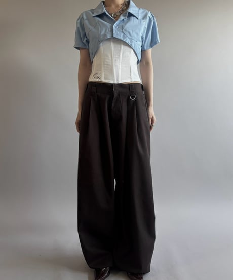 【Chinatsu Aoyama】 RE Makers Shirt Blue / 260813-035