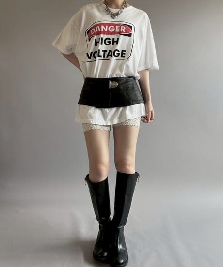 【USED】 DANGER HIGH VOLTAGE T-Shirt/ 260711-001