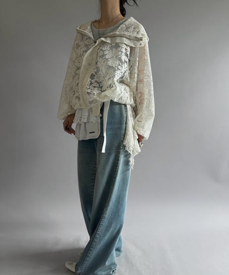 【RE;CIRCLE】RE Lace Hooded Jacket / 260914-002
