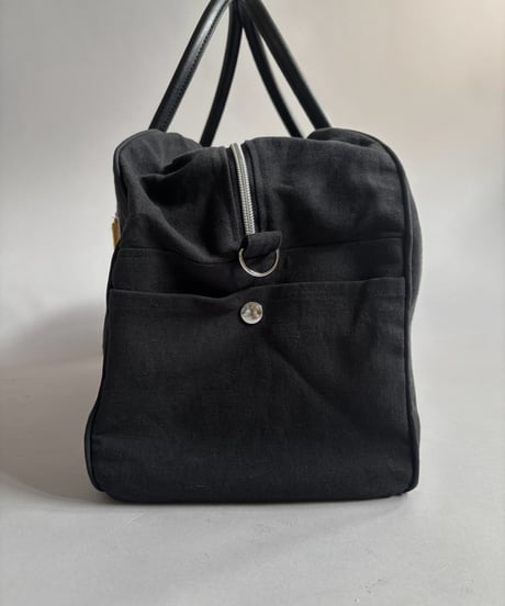【RE;CIRCLE】 RE French Bedcover Boston Bag Wappen Black /261026-029