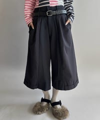 【Chinatsu Aoyama】 Suit Docking Wide Pants  /  2601022-005