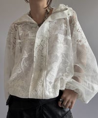 【RE;CIRCLE】RE Lace Hooded Jacket / 260824-014