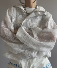【RE;CIRCLE】RE Lace Hooded Jacket / 260824-012