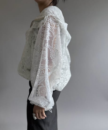 【RE;CIRCLE】RE Lace Hooded Jacket / 260914-010