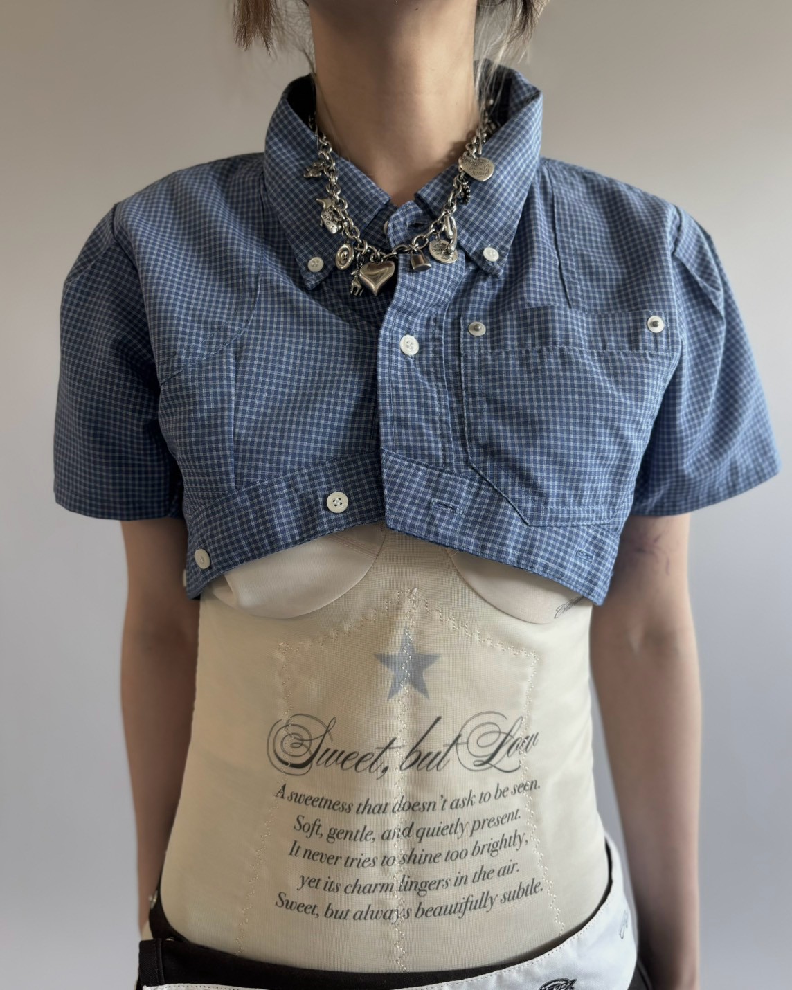 に*迎様 【USED】Chinatsu Aoyama メローリメイクキャミソール Chinatsu Aoyama】 RE Makers Shirt Check / 26081