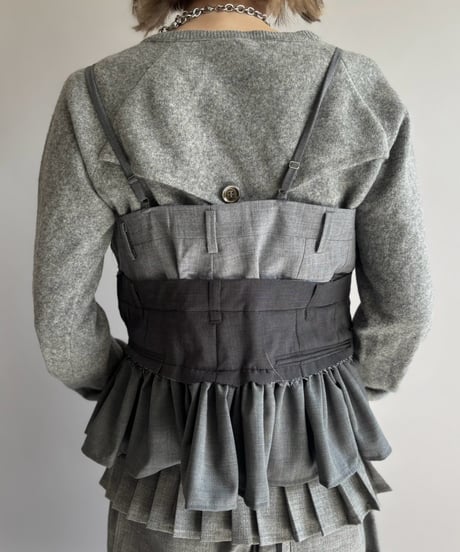【Chinatsu Aoyama】 Suit Bustier /  2601022-035