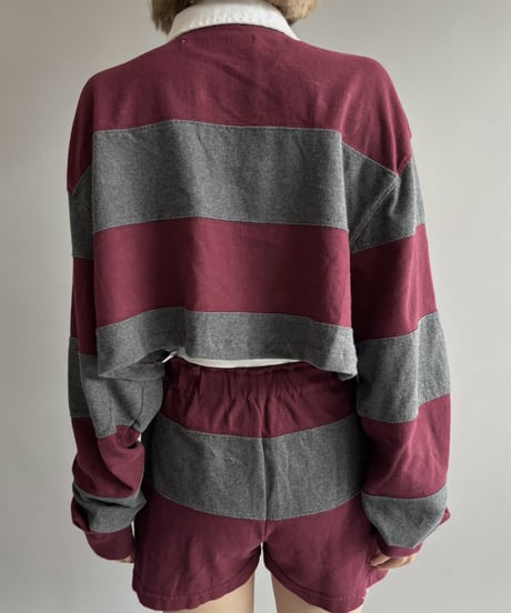 【RE;CIRCLE】 RE Cropped Rugger Shirt Set-Up  /261015-003