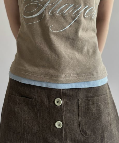 【Chinatsu Aoyama】 RE Player Polo Shirt / 260827-037