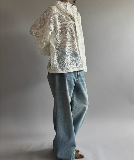 【RE;CIRCLE】RE Lace Hooded Jacket / 260824-011