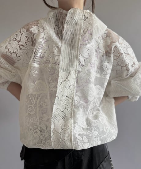 【RE;CIRCLE】RE Lace Hooded Jacket / 260824-014