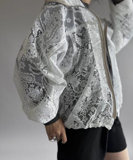 【RE;CIRCLE】RE Lace Hooded Jacket / 260914-007