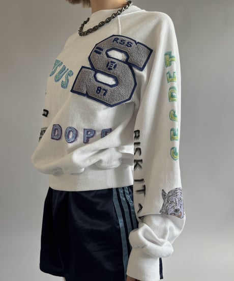 【RE;CIRCLE】 RE Mash up Products Handwritten Sweat Top  /261026-003