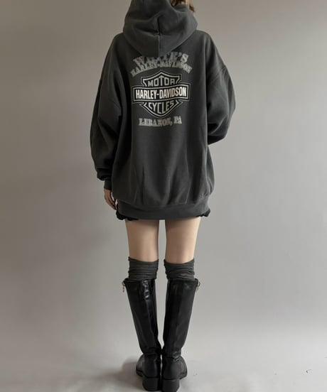 【USED】 HARLEY-DAVIDSON Over Size Hoodie / 261003-023