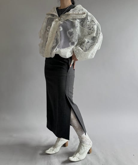 【RE;CIRCLE】RE Lace Hooded Jacket / 260914-008