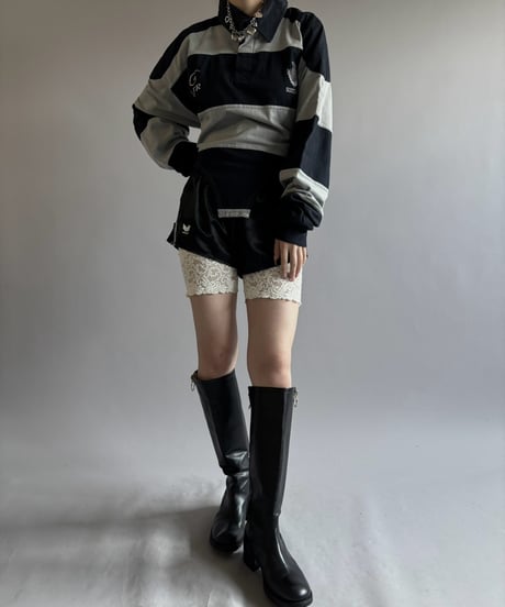 【RE;CIRCLE】 RE Leotard Rugger Shirt/ 260928-013