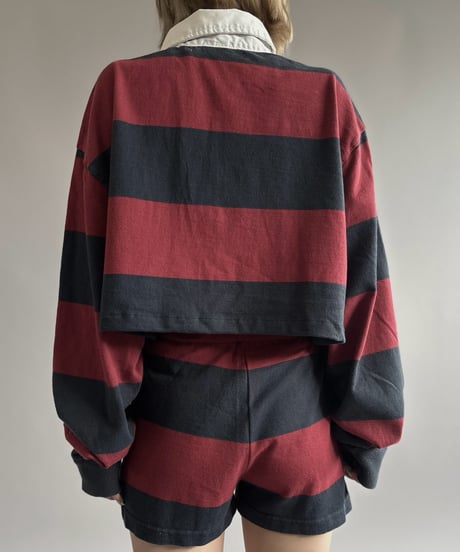 【RE;CIRCLE】 RE Cropped Rugger Shirt Set-Up  /261026-025
