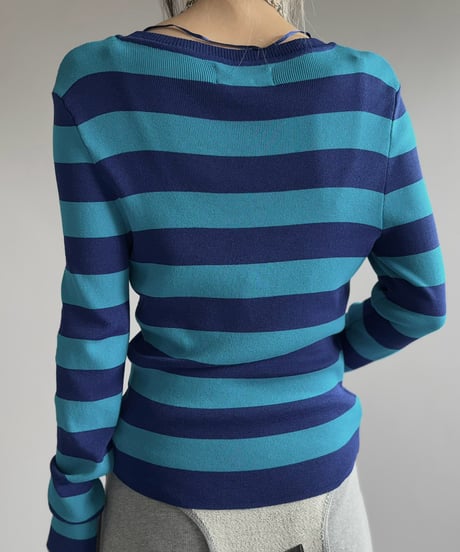 【USED】 Border Pattern Knit / 260926-006