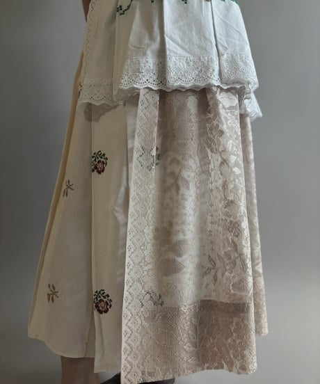 【Chinatsu Aoyama】 RE The Home Long Skirt / 260820-042