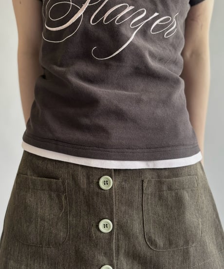 【Chinatsu Aoyama】 RE Player Polo Shirt / 260827-041