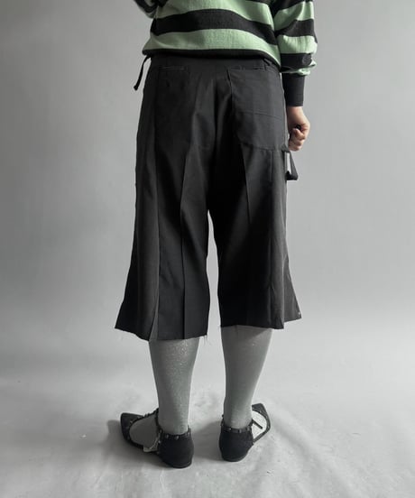 【Chinatsu Aoyama】 Re Suit Double Knee Shorts / 260921-003