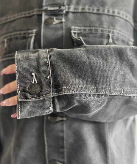 【USED】 MARITHÉ + FRANÇOIS GIRBAUD Glitter Denim Jacket   / 261010-008