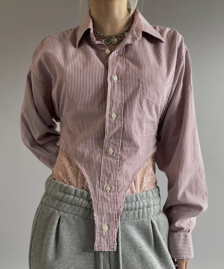 【RE;CIRCLE】RE Leotard Stripe S/S Shirt / 260713-008