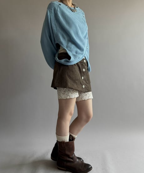 【RE;CIRCLE】 RE Deformed Acrylic Cardigan / 261005-009