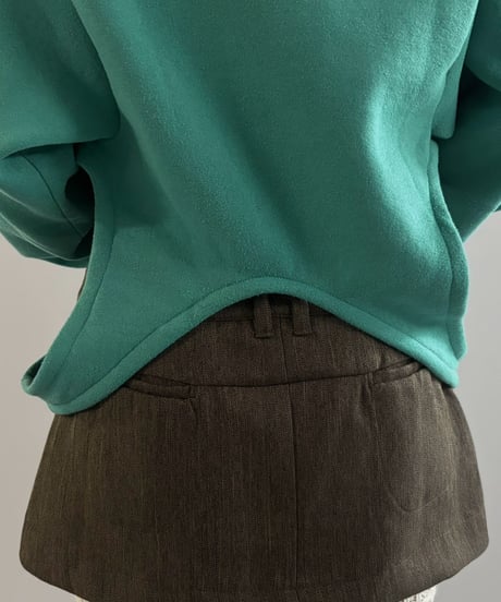 【RE;CIRCLE】 RE Deformed Sweat Cardigan / 261008-011