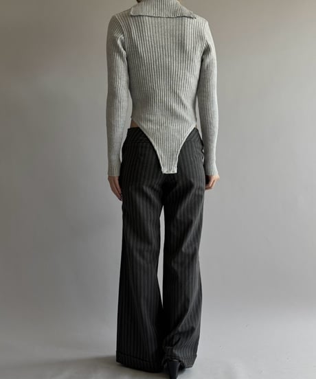 【RE;CIRCLE】 RE Rib Knit Leotard Top /261001-019