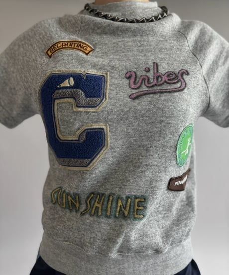 【RE;CIRCLE】 RE Mash up Products Handwritten Sweat Top  /261026-002