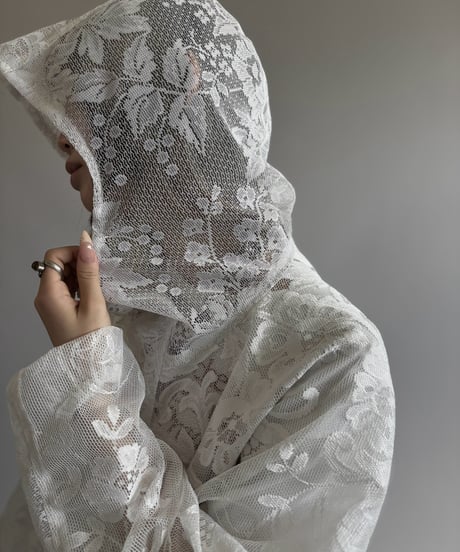 【RE;CIRCLE】RE Lace Hooded Jacket / 260824-002