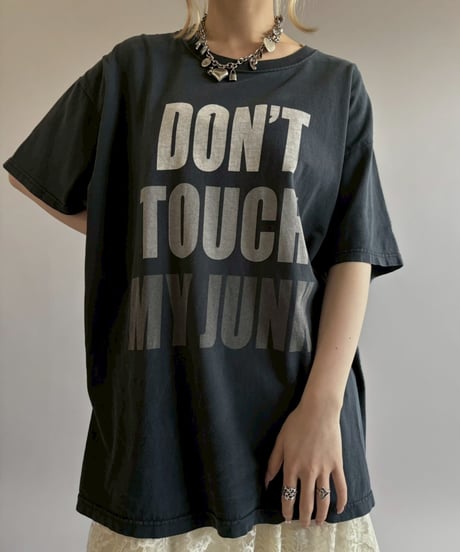 【USED】 FRUIT OF THE LOOM DON'T TOUCH MY JUNK T-Shirt / 260711-002