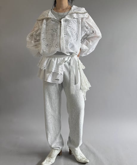 【RE;CIRCLE】RE Lace Hooded Jacket / 260914-003
