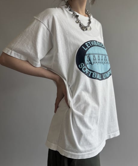 【USED】 Made in USA LETHBRIDGE SOFTBALL T-Shirt / 260808-022