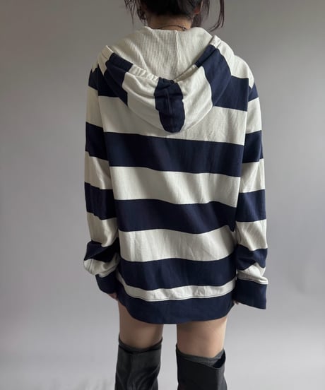 【USED】 Polo by Ralph Lauren Hooded Rugger Shirt / 260905-001