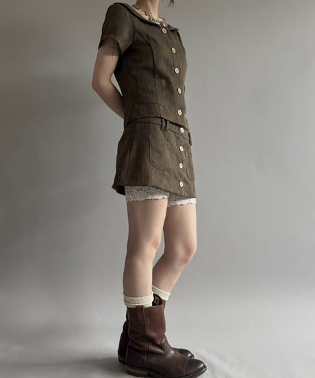 【USED】 Set Up S/S Jacket & Skirt/ 260815-012