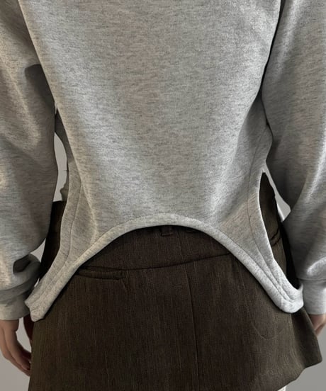 【RE;CIRCLE】 RE Deformed Sweat Cardigan / 261008-010