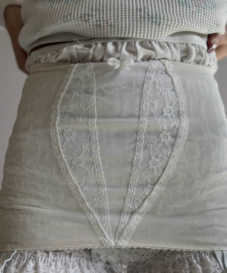 【USED】 Switching Lace Open Bottom Girdle /261024-027