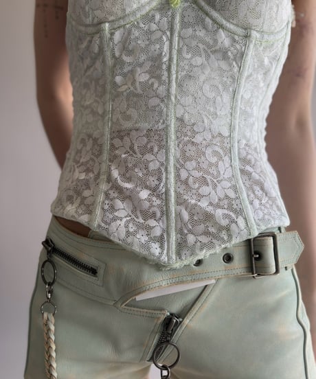 【USED】 Flower Lace Bustier / 261024-008