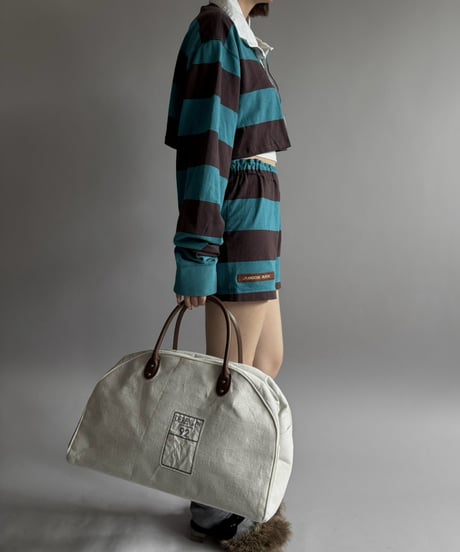 【RE;CIRCLE】 RE French Bedcover Boston Bag Plain  /261015-038