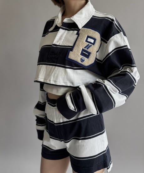 【RE;CIRCLE】 RE Cropped Rugger Shirt Set-Up  /261015-001