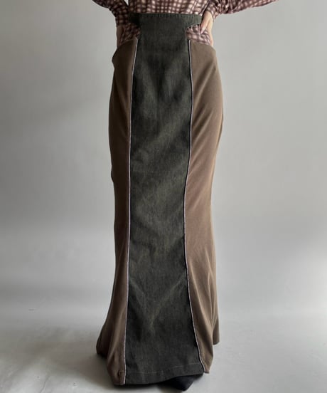 【USED】 Dead Stock DAWANG Design Skirt /261024-003