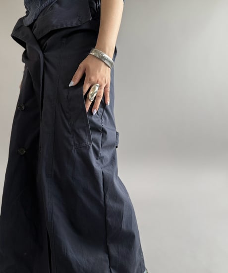 【RE;CIRCLE】 RE Trench Long Skirt  /261015-010