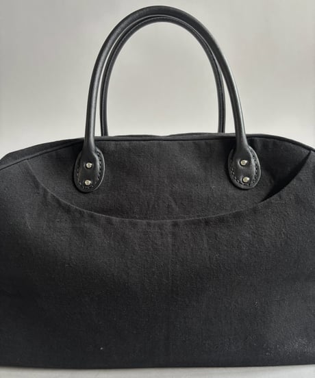 【RE;CIRCLE】 RE French Bedcover Boston Bag Wappen Black /261026-030