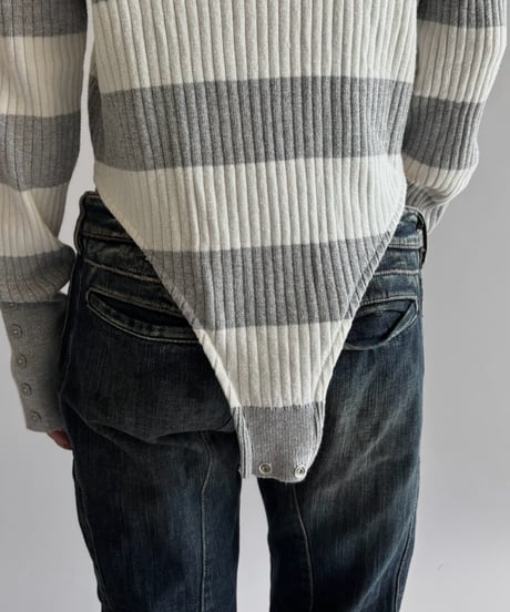 【RE;CIRCLE】 RE Rib Knit Leotard Top /261001-018