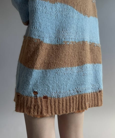 【USED】 Acne Studios Stripe Grange Knit  / 261024-016