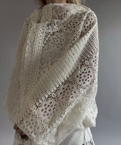 【RE;CIRCLE】RE Crochet  Hooded Blouson / 260709-015