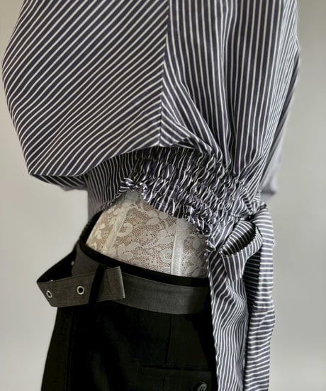 【RE;CIRCLE】RE Leotard Stripe Shirt / 260713-003